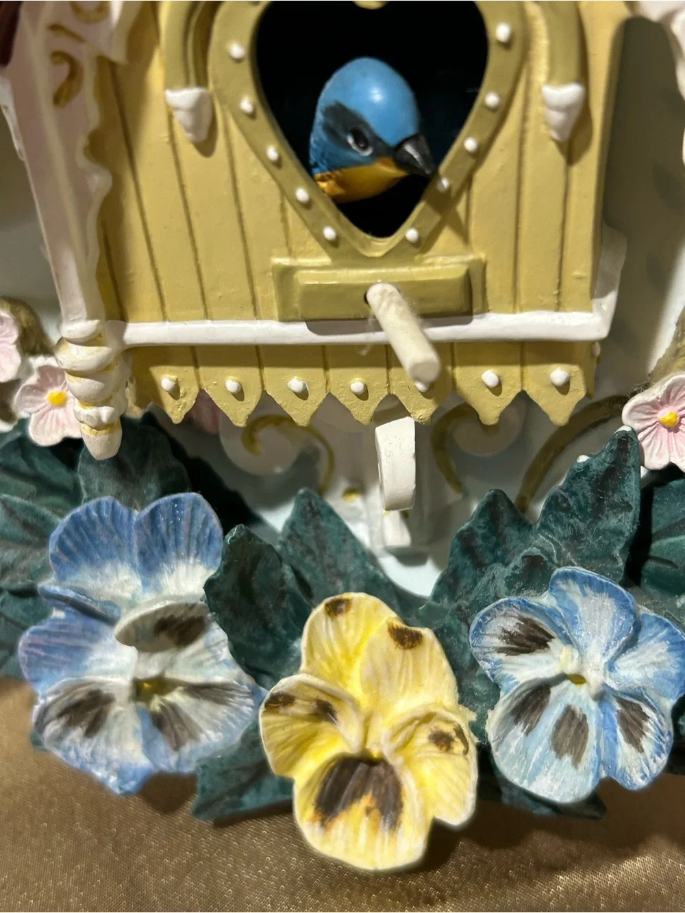 The Bradford Exchange Vintage Blue, Yellow & White Birdhouse Wall Art